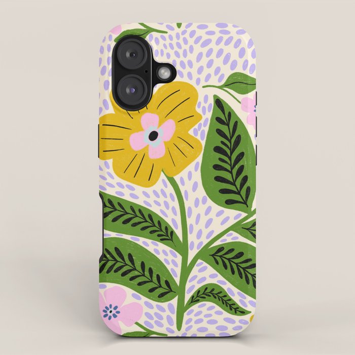 Retro Groovy Flower  iPhone Case Gallery Image 1