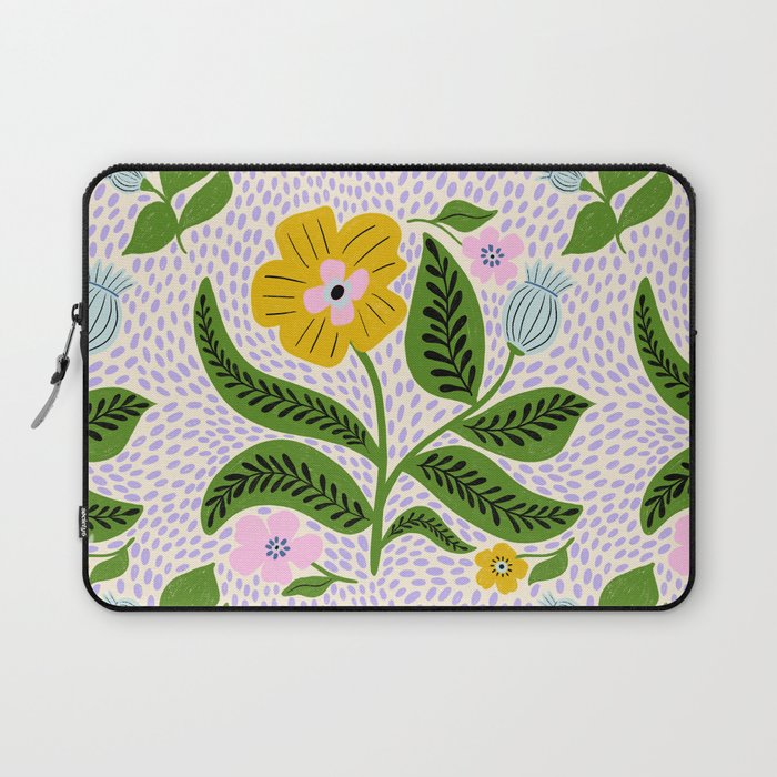 Retro Groovy Flower  Laptop Sleeve Gallery Image 1