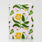 Retro Groovy Flower  Stationery Card Gallery Image 2