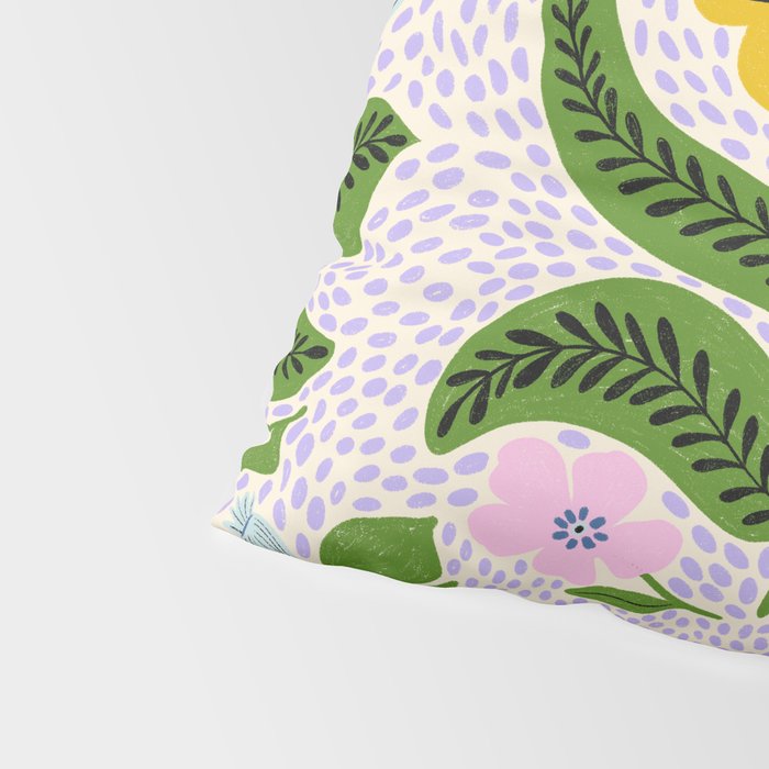 Retro Groovy Flower  Pillow Sham Gallery Image 4