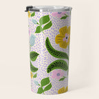 Retro Groovy Flower  Travel Mug Gallery Image 3