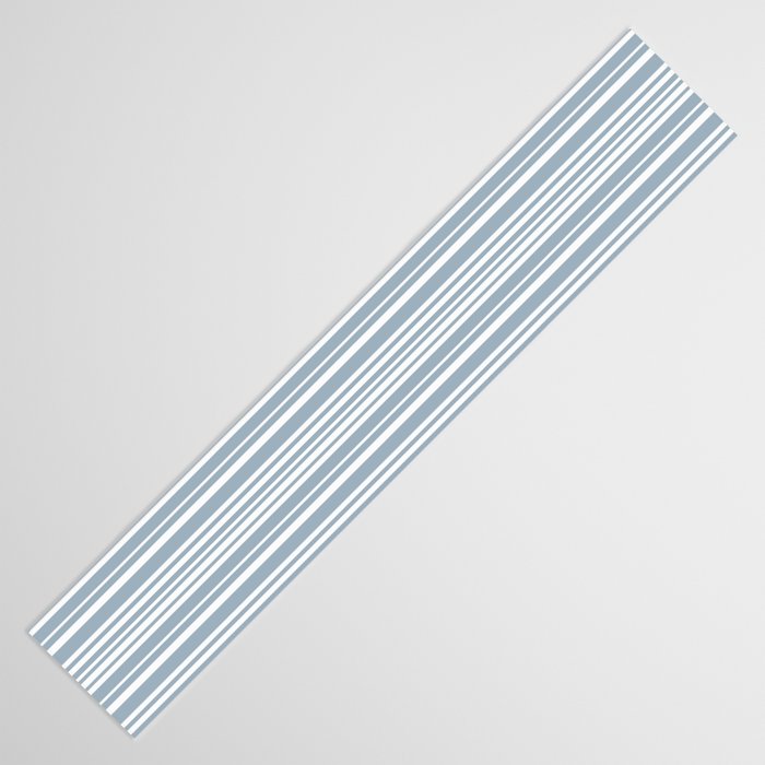 Classic Stripes XXXVI - Natural Blue  Table Runner Gallery Image 3