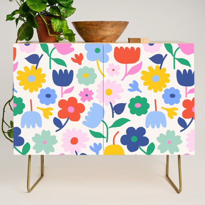 Floral Medley - Spring Credenza Gallery Image 1