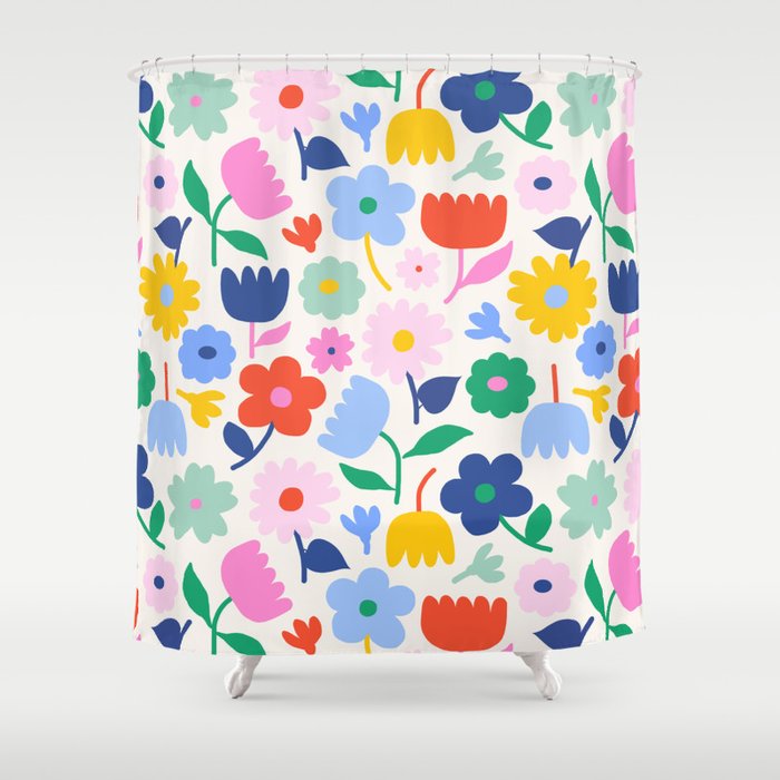 Floral Medley - Spring Shower Curtain Gallery Image 1