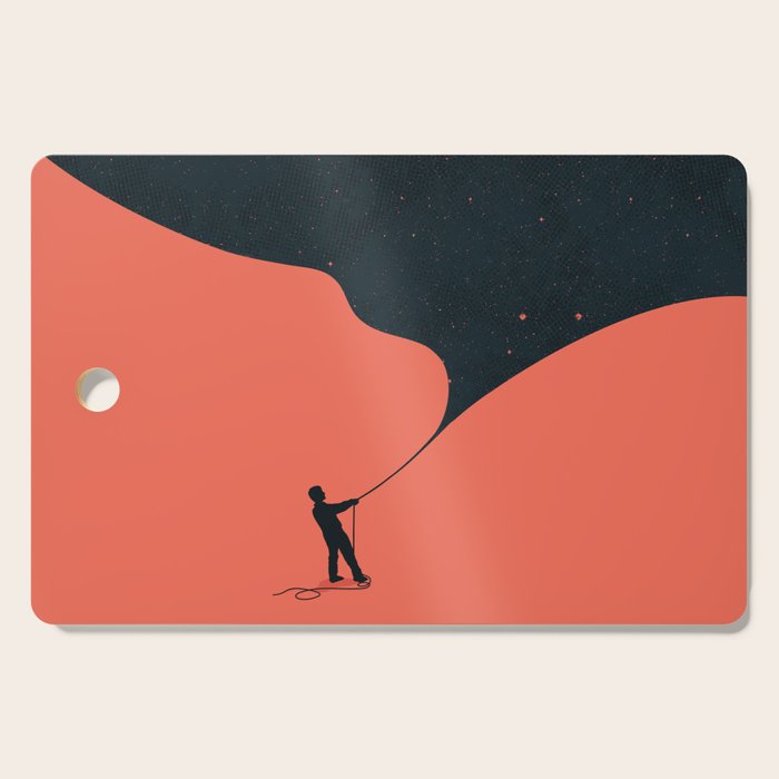 Night fills up the sky Cutting Board Gallery Image 1