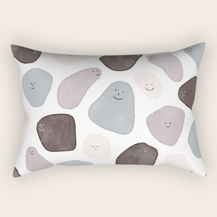 Funny Shapes Rectangular Pillow Gallery Image 1