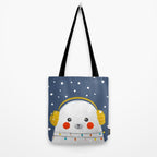 Christmas Baby Seal with fairy lights Tote Bag Gallery Image 2