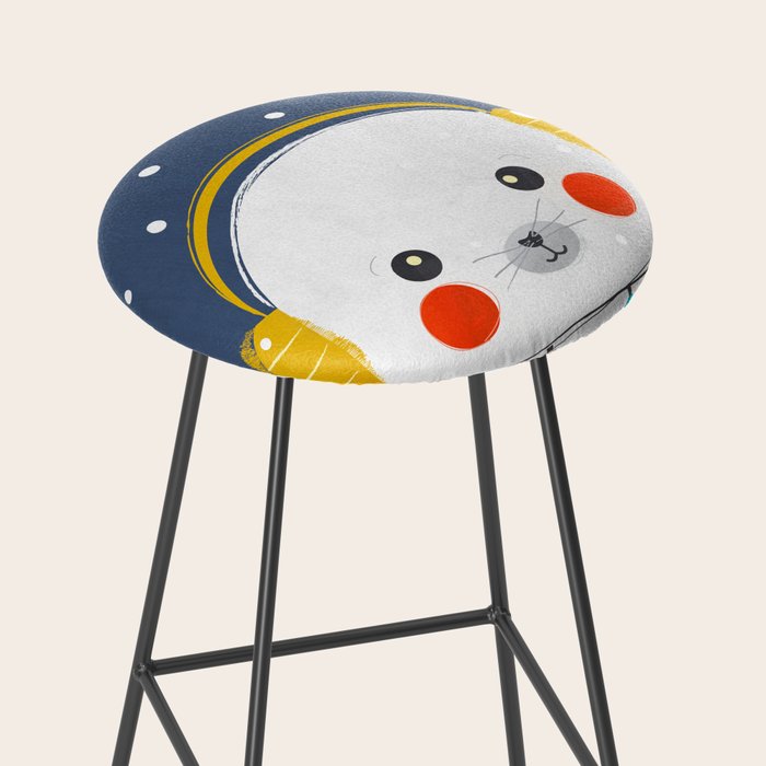 Christmas Baby Seal with fairy lights Stool Gallery Image 2