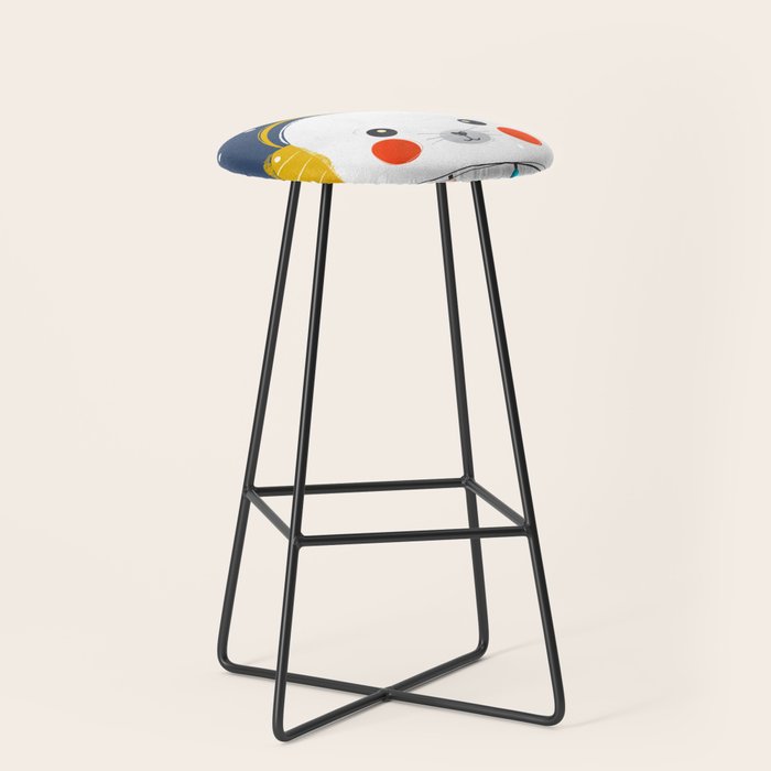 Christmas Baby Seal with fairy lights Stool Gallery Image 1