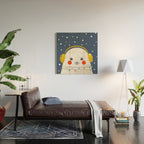 Christmas Baby Seal with fairy lights Wood Wall Art Gallery Image 2