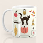 Black Cat Pumpkin Autumn Baking Motif Coffee Mug Gallery Image 3