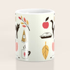 Black Cat Pumpkin Autumn Baking Motif Coffee Mug Gallery Image 4