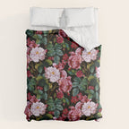 Red Floral Garden Comforter Gallery Image 6