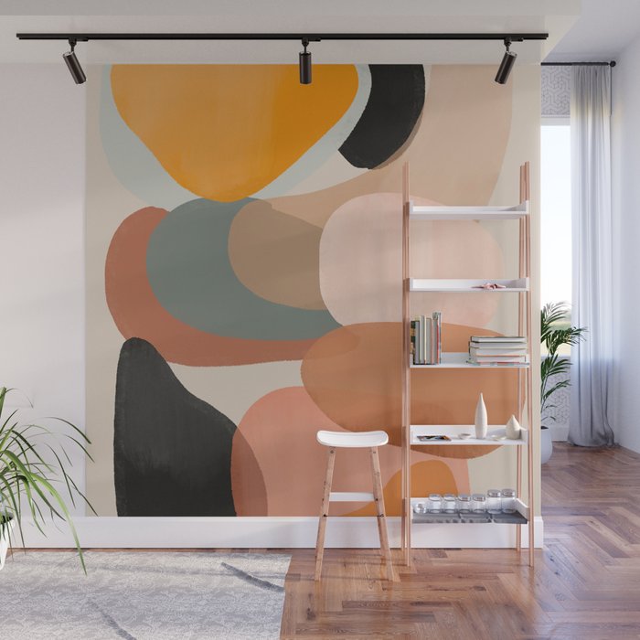 Modern Abstract Art 145 Wall Mural Gallery Image 1