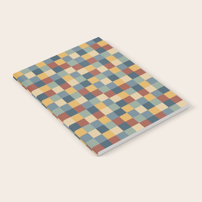 Bold Colorful Checks Pattern - Small IX Notebook Gallery Image 2