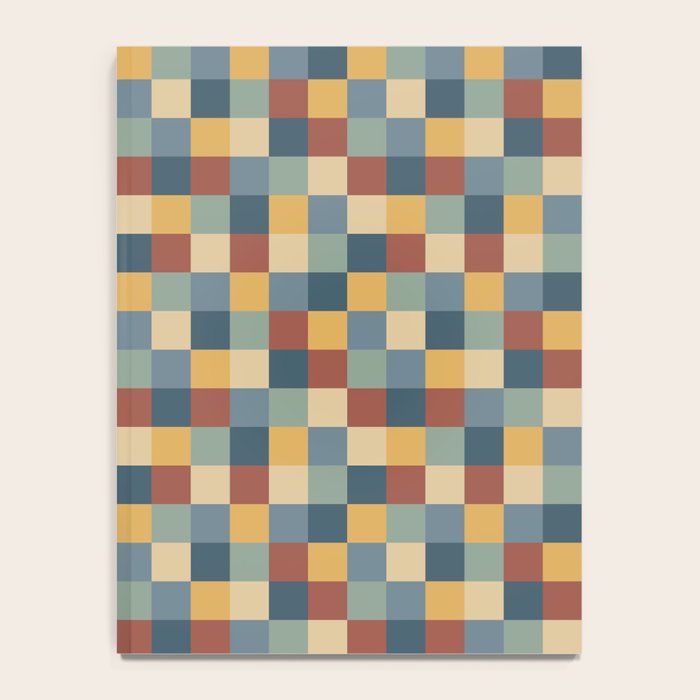 Bold Colorful Checks Pattern - Small IX Notebook Gallery Image 4