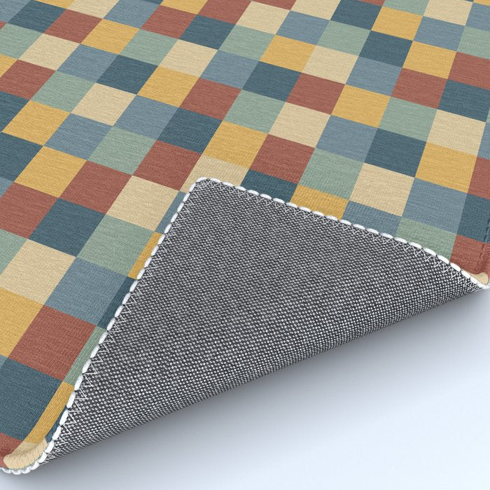 Bold Colorful Checks Pattern - Small IX Rug Gallery Image 4