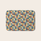 Bold Colorful Checks Pattern - Small IX Bath Mat Gallery Image 1