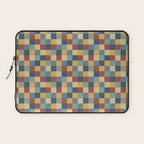 Bold Colorful Checks Pattern - Small IX Laptop Sleeve Gallery Image 1