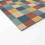 Bold Colorful Checks Pattern - Small IX Welcome Mat Gallery Image 2