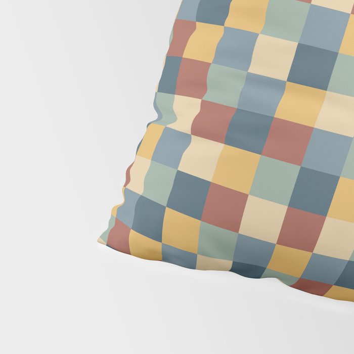 Bold Colorful Checks Pattern - Small IX Pillow Sham Gallery Image 4