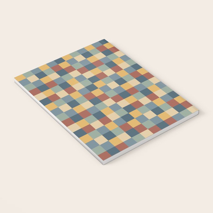 Bold Colorful Checks Pattern - Small IX Notebook Gallery Image 3