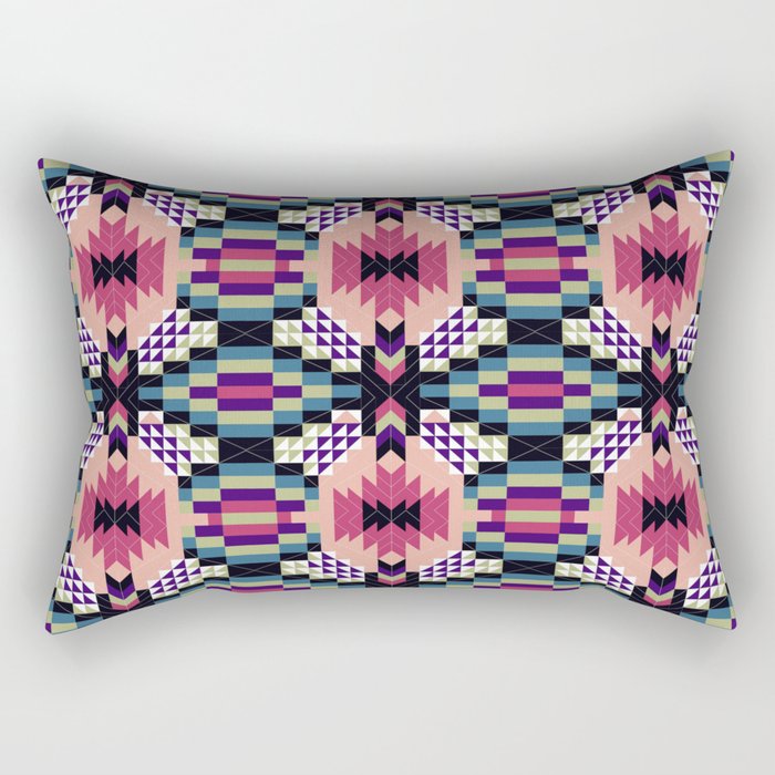 MP Tribal geometric B Rectangular Pillow Gallery Image 2