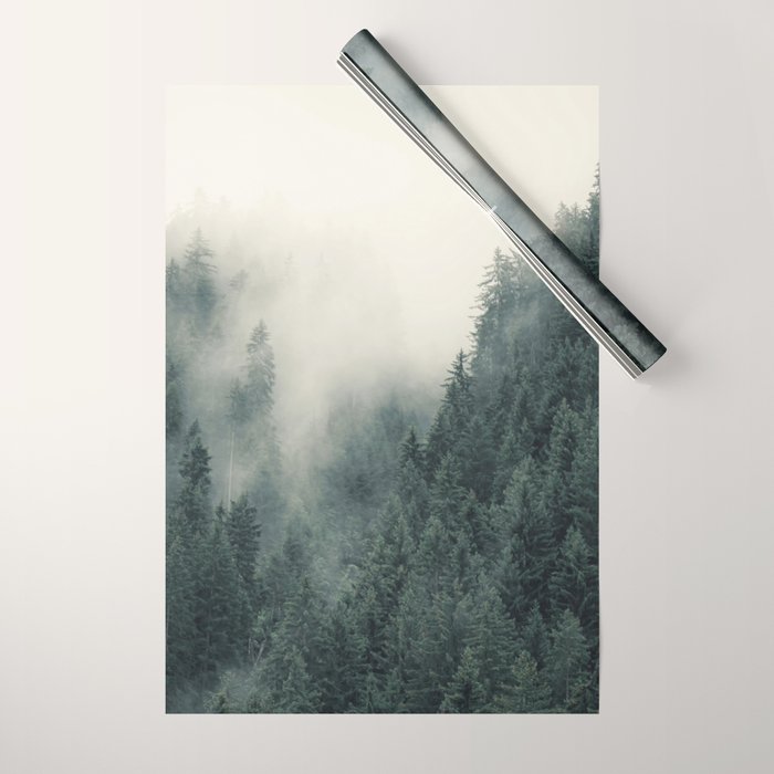 Misty Pines 2 Wrapping Paper Gallery Image 1
