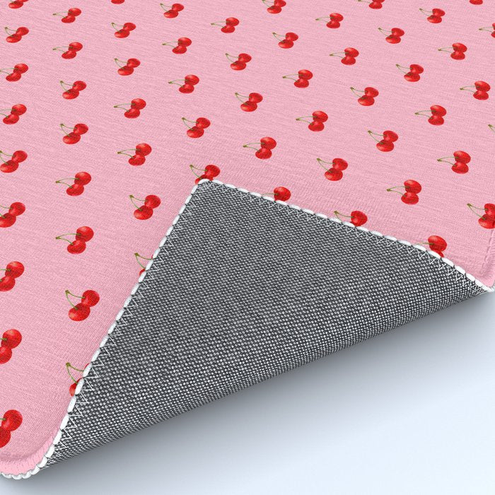 Y2K Cherries - Pink Pattern Miniature Rug Gallery Image 4