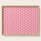 Y2K Cherries - Pink Pattern Miniature Serving Tray Gallery Image 1