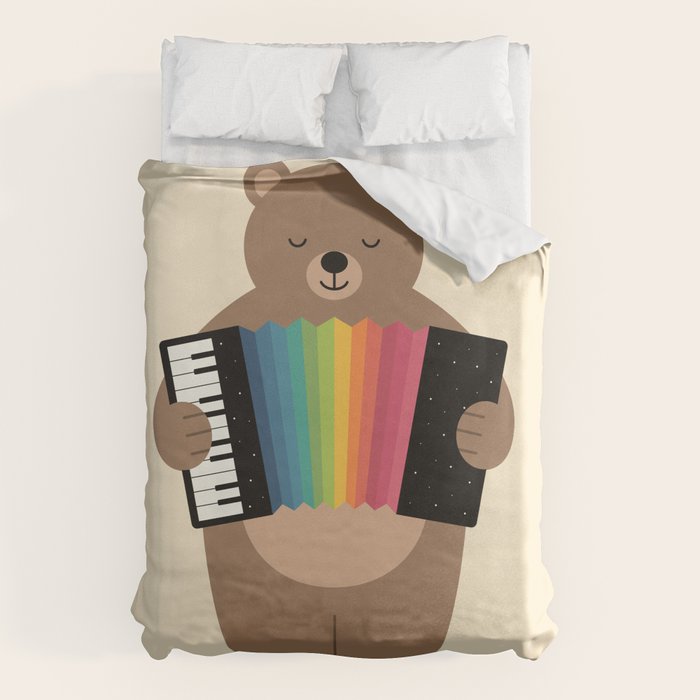 Star Accordionist Duvet Cover Gallery Image 6