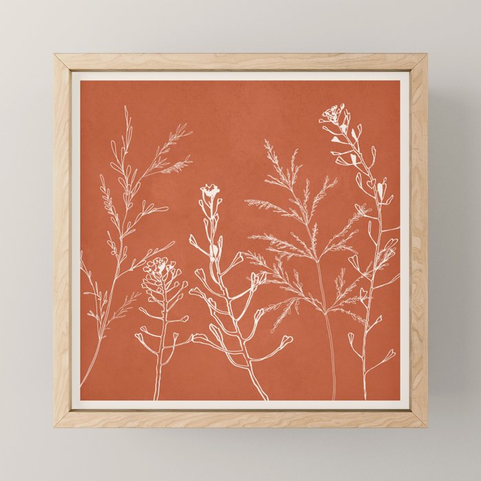 Minimalist Grass 3 Mini Art Print Gallery Image 1