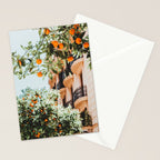 Orange Tree Fruits Print, Barcelona Spain Print, Orange Fruits Wall Art Print, Urban Photography, Tropical Summer Print Stationery Card Gallery Image 2