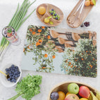 Orange Tree Fruits Print, Barcelona Spain Print, Orange Fruits Wall Art Print, Urban Photography, Tropical Summer Print Cutting Board Gallery Image 2