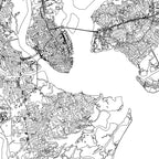 Charleston White Map Coffee Mug Gallery Image 2
