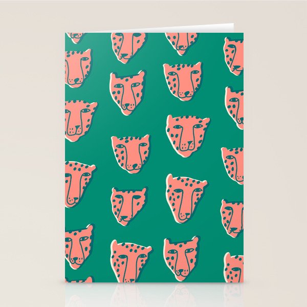 Pink pantehrs Stationery Card Gallery Image 2