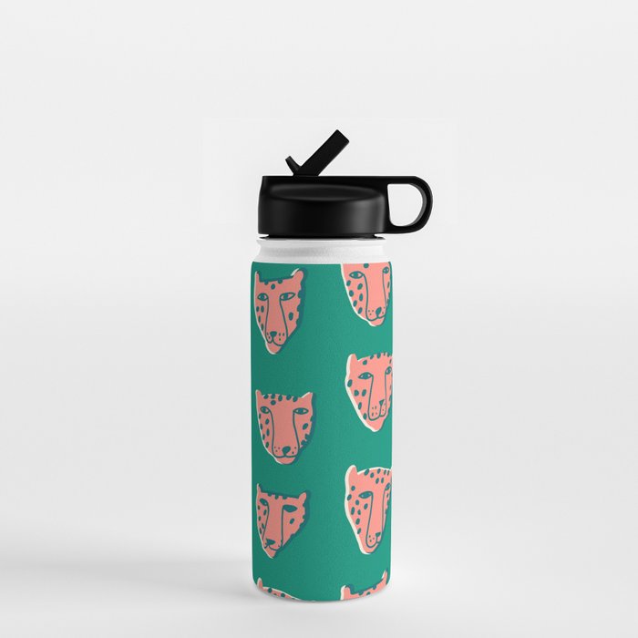 Pink pantehrs Water Bottle Gallery Image 1