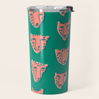 Pink pantehrs Travel Mug Gallery Image 2