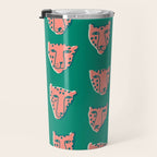 Pink pantehrs Travel Mug Gallery Image 3