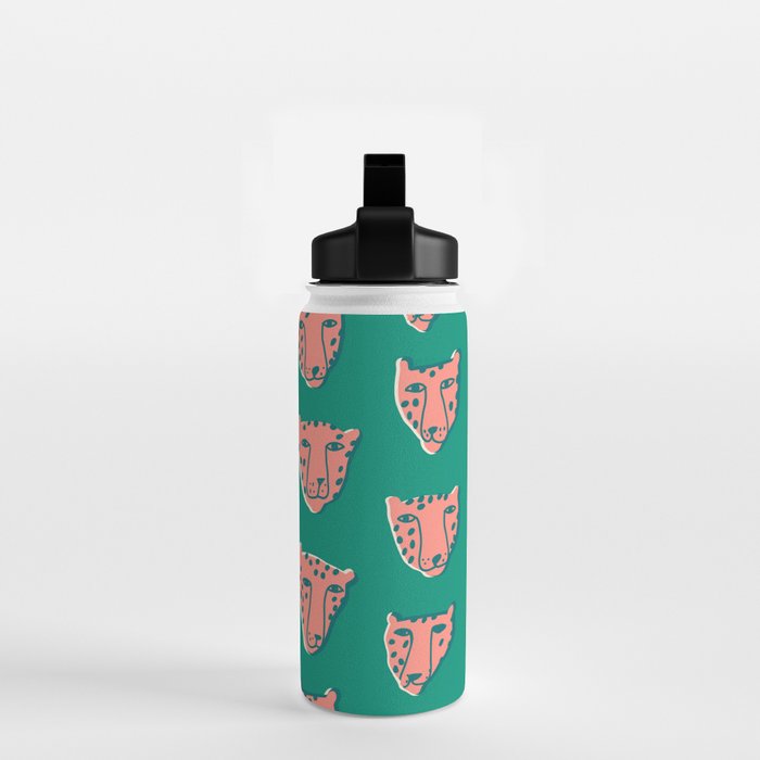 Pink pantehrs Water Bottle Gallery Image 2