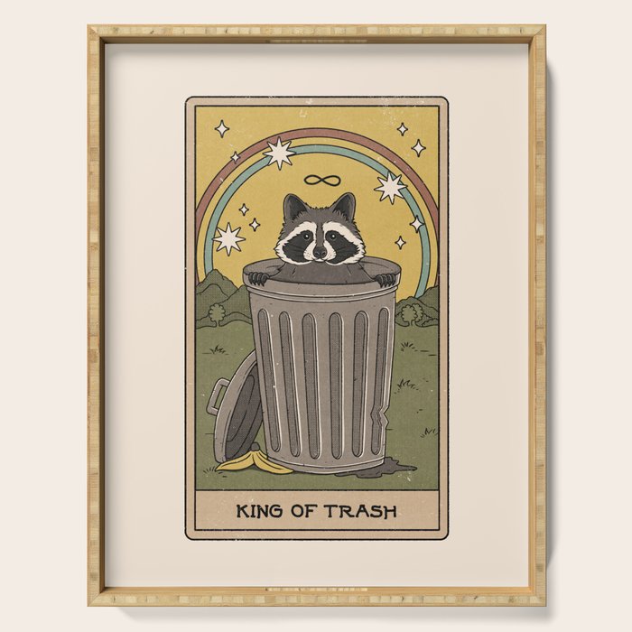 King of Trash Serving Tray Gallery Image 1