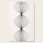 Geometric Orb Shapes - Black and White Cutting Board Gallery Image 1