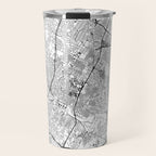 Austin White Map Travel Mug Gallery Image 1