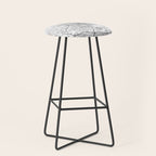 Austin White Map Stool Gallery Image 1