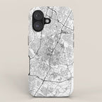 Austin White Map iPhone Case Gallery Image 1