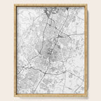 Austin White Map Serving Tray Gallery Image 1