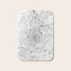Austin White Map Bath Mat Gallery Image 1