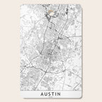 Austin White Map Cutting Board Gallery Image 1