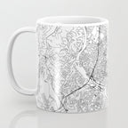 Austin White Map Coffee Mug Gallery Image 3