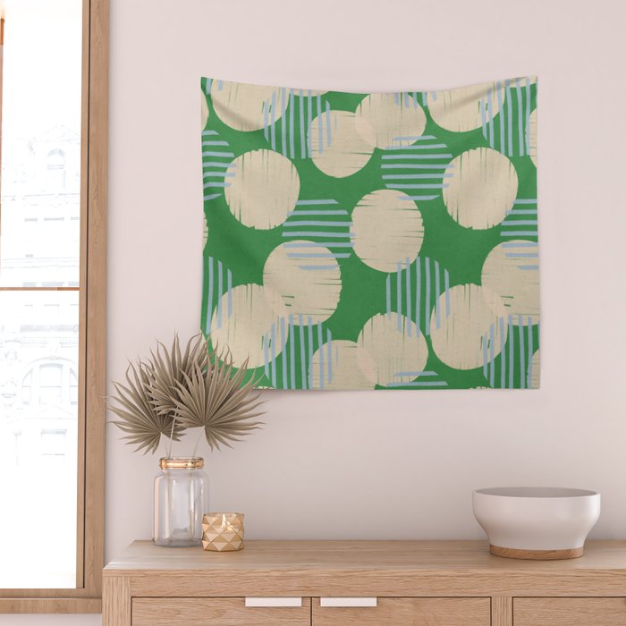 Abstract Summer Pattern #1 Wall Tapestry Gallery Image 2